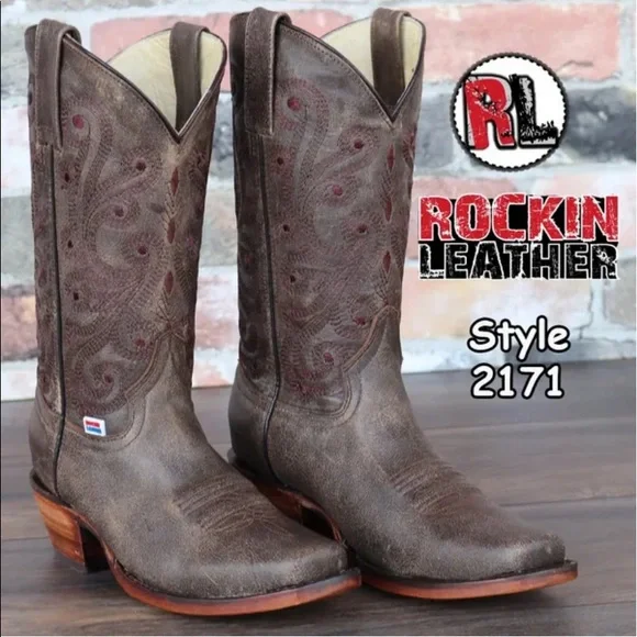 Rockin best sale leather boots